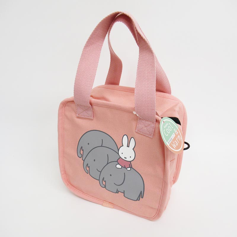 miffy ミッフィー dick bruna ボックス保冷保温バッグ ミッフィーとゾウ/MF3239